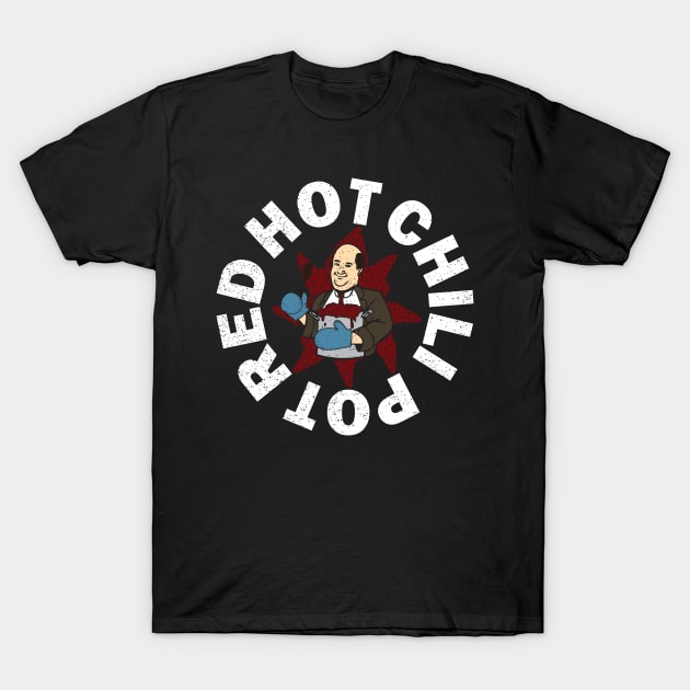 Red Hot Chili Pot T-Shirt by Daletheskater